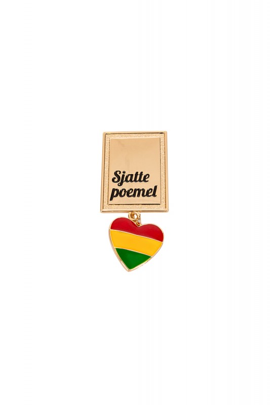 Badge/ broche rechthoek Sjatte