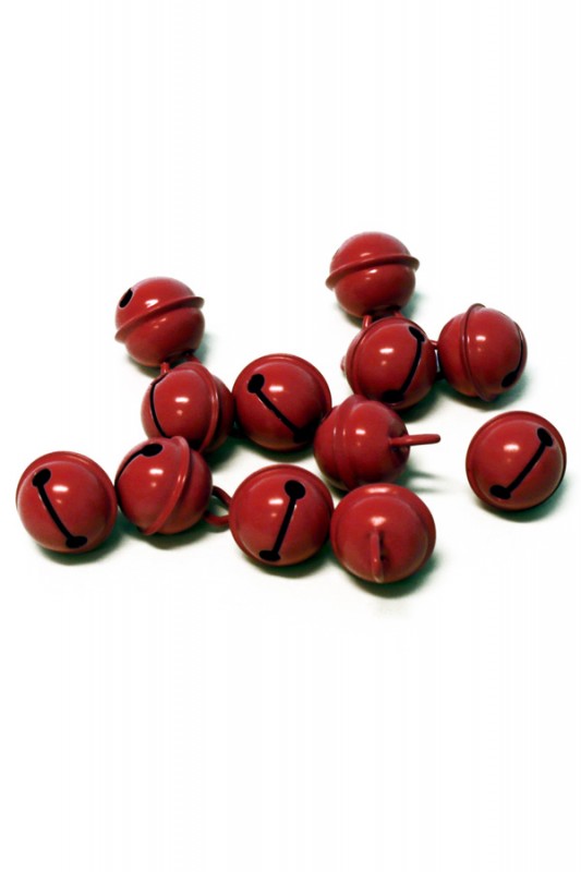 Belletjes roze 15 mm. 12 st.