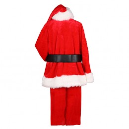 Kerstman Fluweel Original Style Rood-Wit