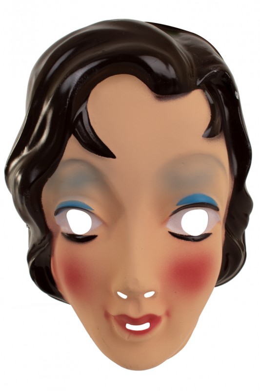 Masker vrouwen plastic 3 assorti