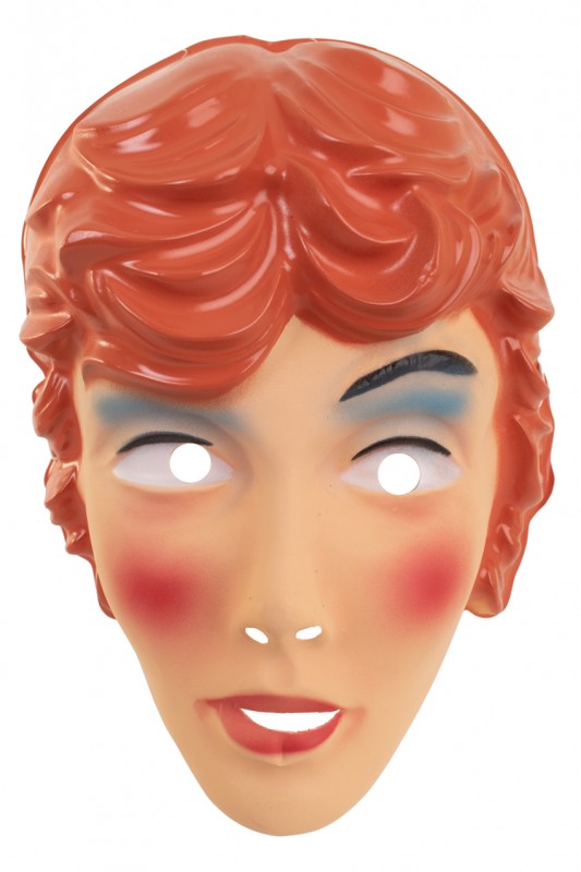 Masker vrouwen plastic 3 assorti