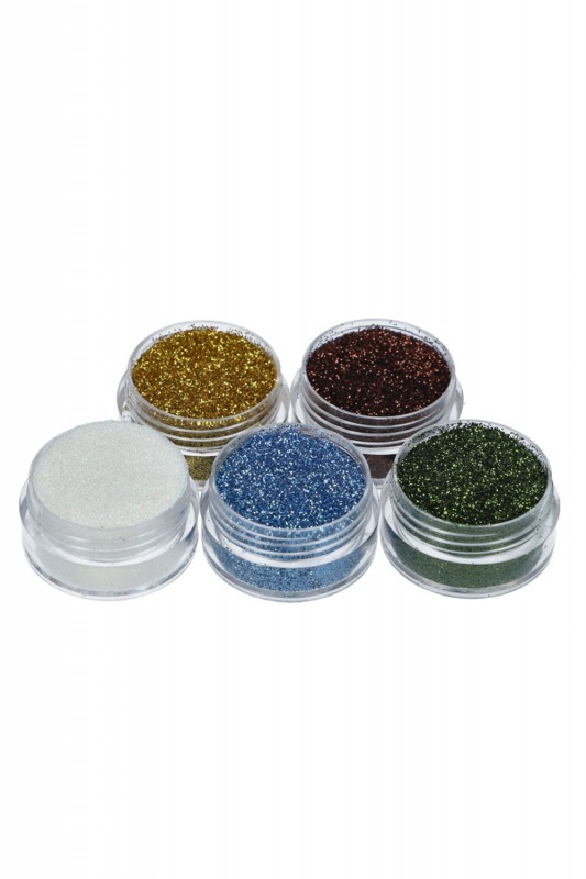 Winter glitterset for glitter tatto