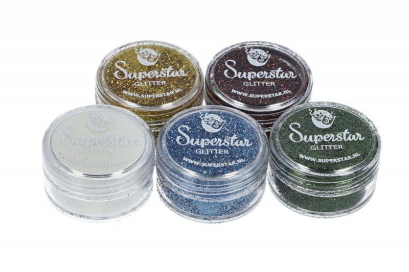 Winter glitterset for glitter tatto