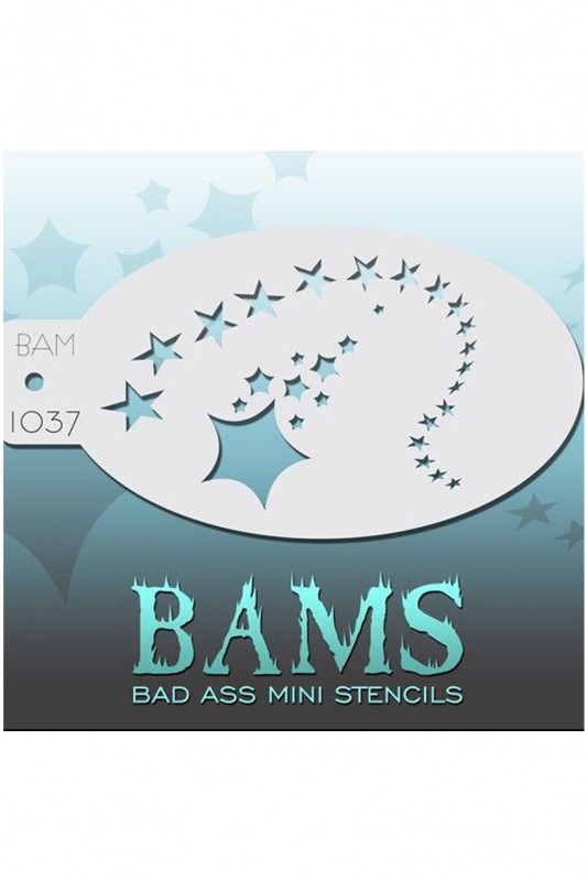 Bad Ass BAM stencil 1037
