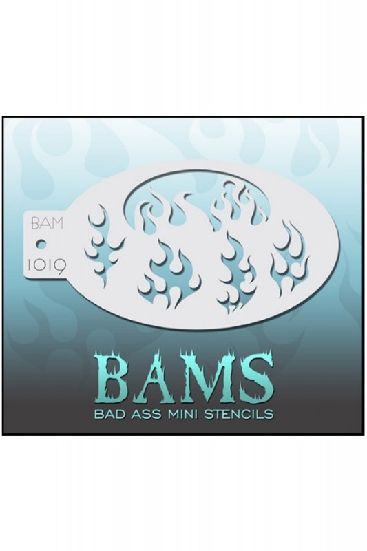 Bad Ass BAM stencil 1019