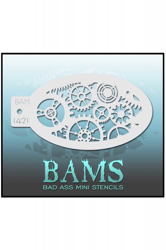 Bad Ass BAM stencil 1421