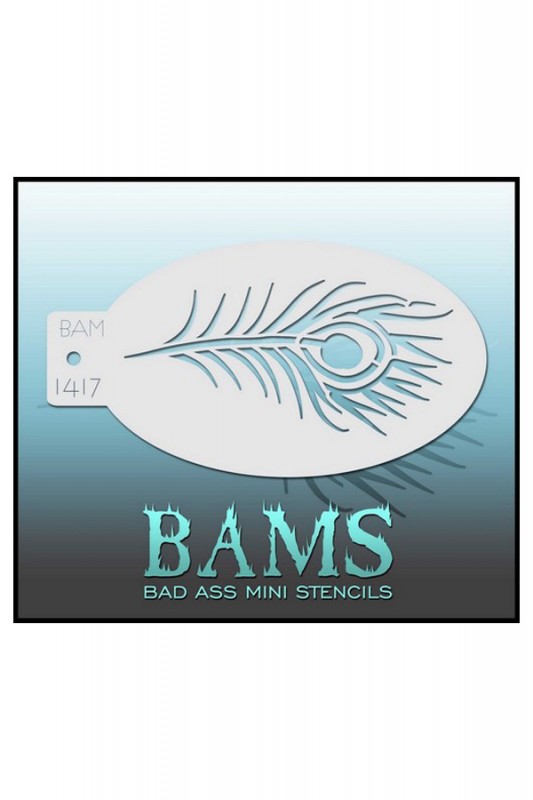 Bad Ass BAM stencil 1417