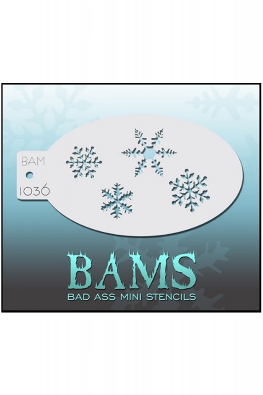 Bad Ass BAM stencil 1036