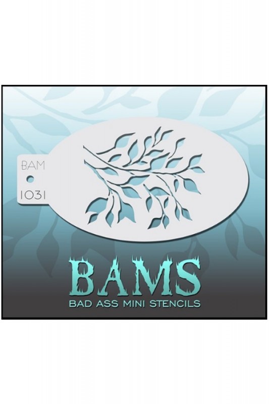 Bad Ass BAM stencil 1031