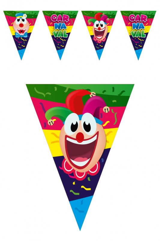 Vlaggenlijn 10 m Carnaval