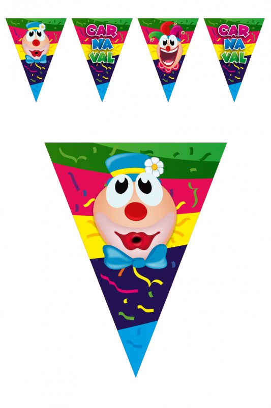 Vlaggenlijn 10 m Carnaval