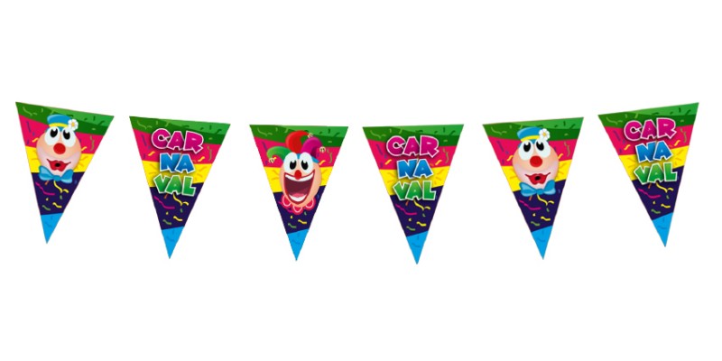 Vlaggenlijn 10 m Carnaval