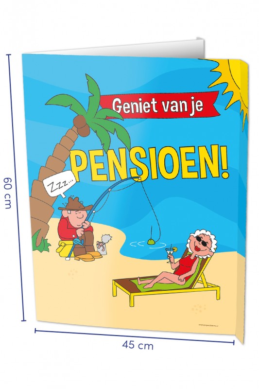 Window sign  Pensioen