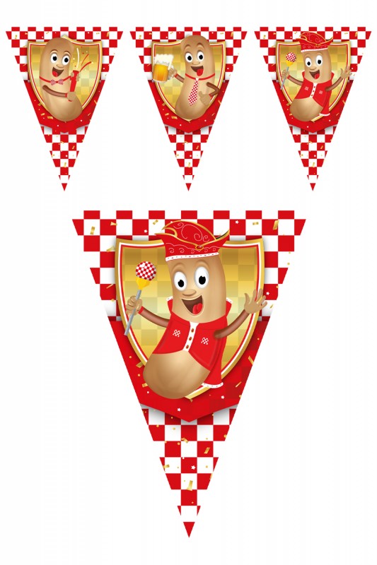 Vlaggenlijn 10 m Brabants Fisje