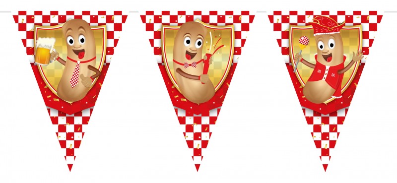 Vlaggenlijn 10 m Brabants Fisje
