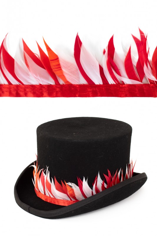 Verenband rood-wit 3m