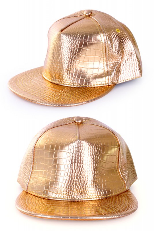 Baseball Cap rapper goud