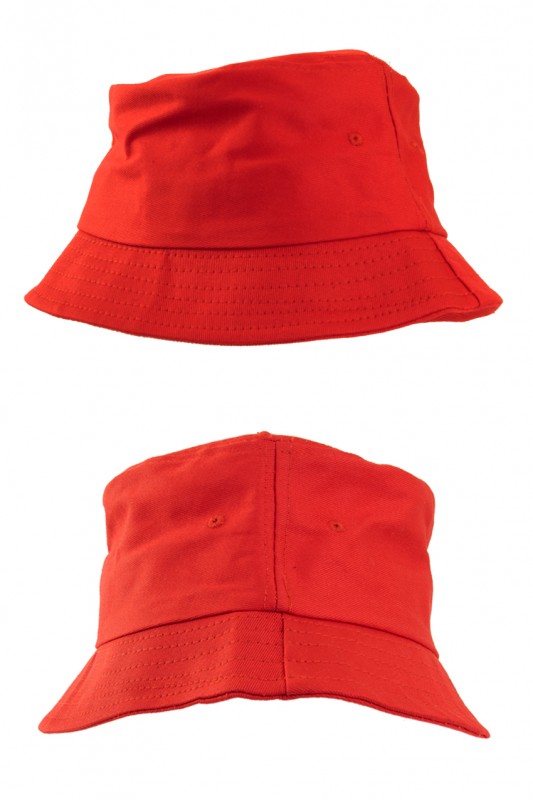 Vissershoedje Rood