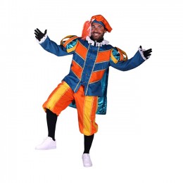 Heren Pietenpak Cadiz Oranje/Blauw