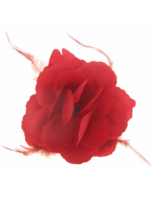Bloem rood 10 x 10 cm.