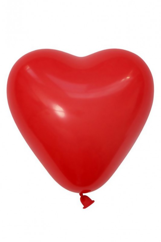 Ballon hartje rood 11 inch per 6