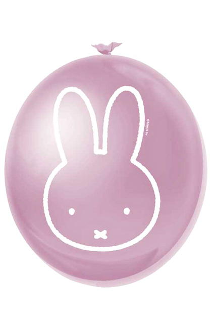 Ballon Nijntje lichtroze 12 inch pe