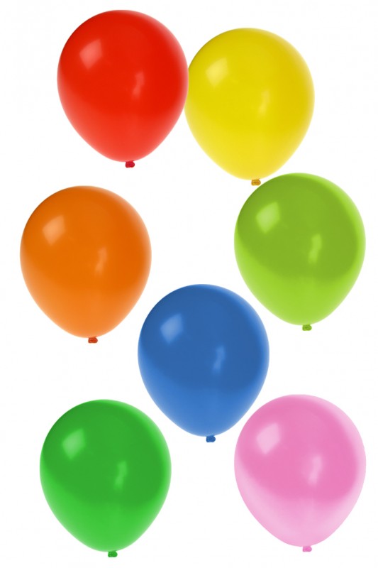 Ballon assorti kleuren 8 inch per 1