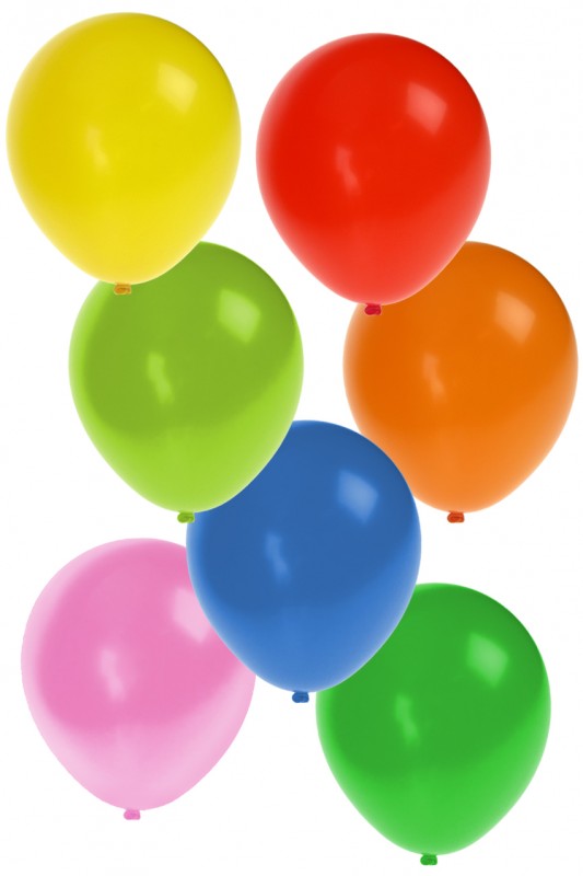 Ballon assorti kleuren 10 inch per