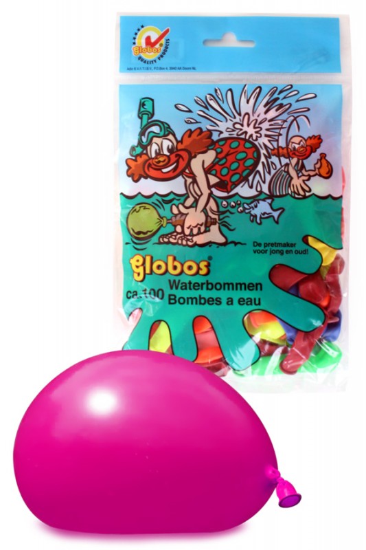 Waterballon assorti kleuren 3 inch
