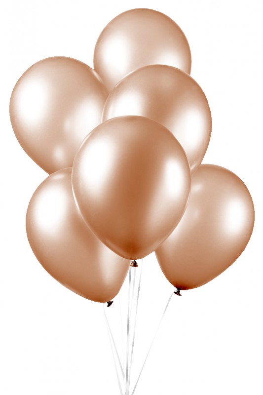 50 Balloons 12 inch pearl peach