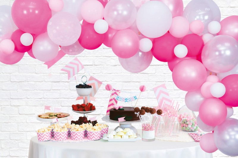 Ballon Deco Kit roze