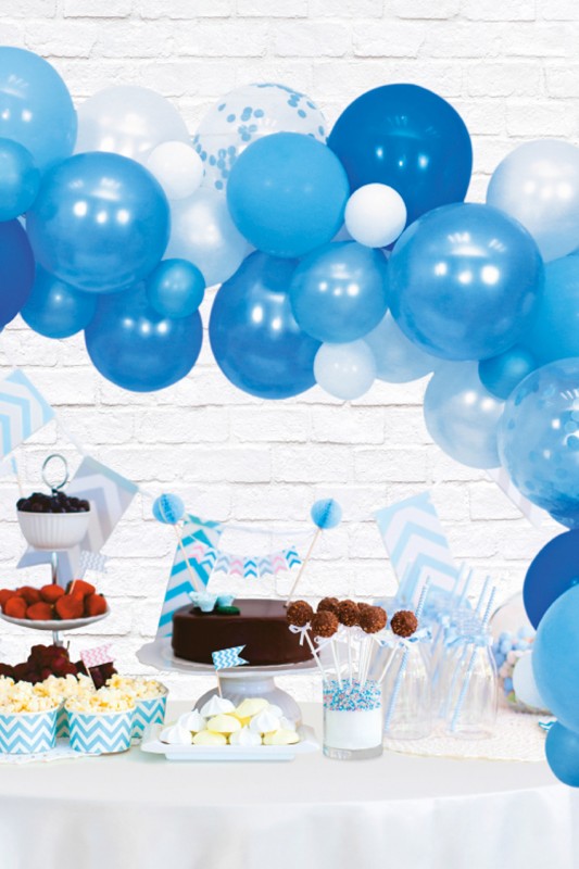 Ballon Deco Kit blauw