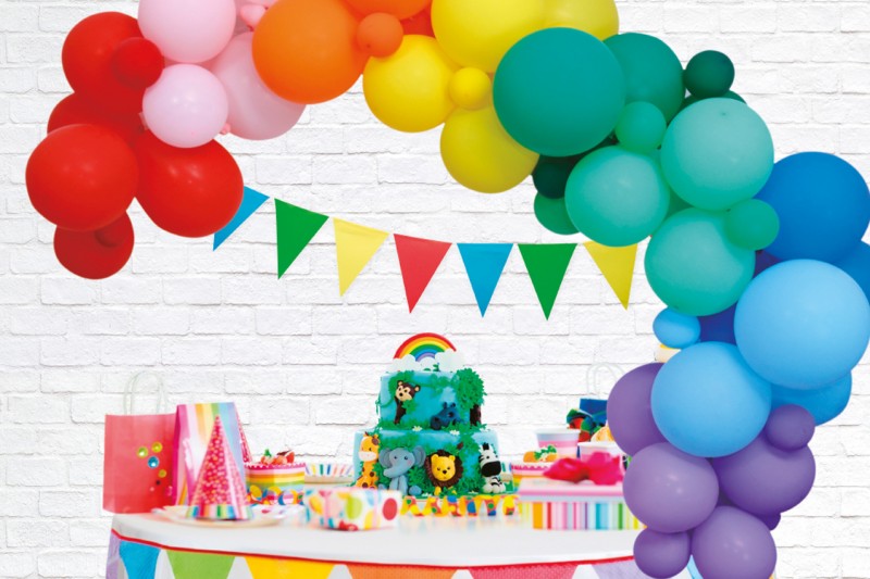Ballon Deco Kit regenboog