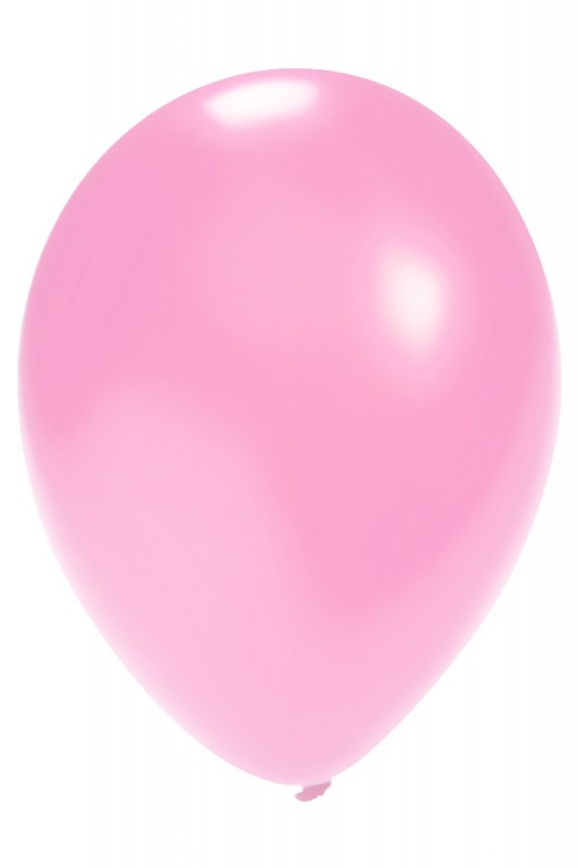 Ballon metallic licht roze 5 inch p