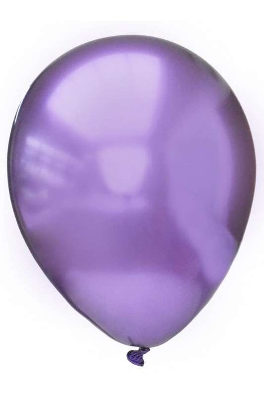 Ballon Platinum Chrome Paars 11 inc