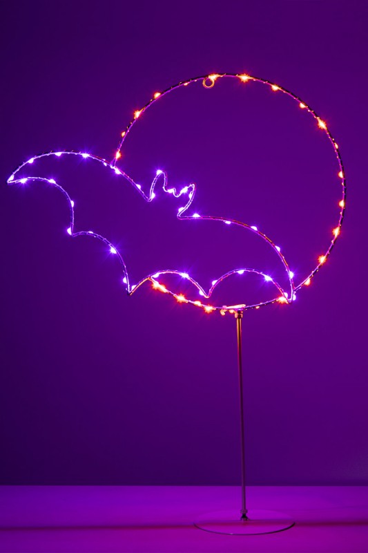 Verlichte decoratie vleermuis