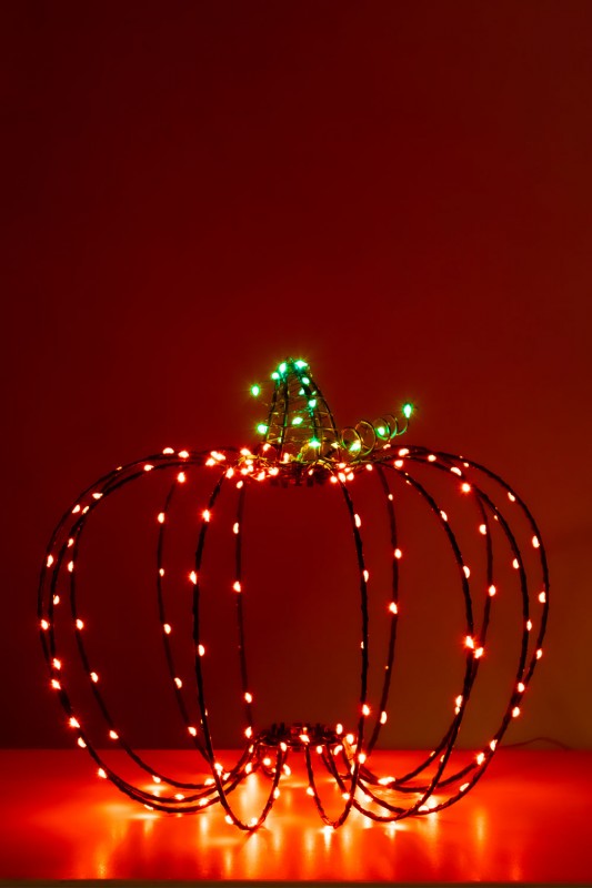 Verlichte 3D decoratie pompoen