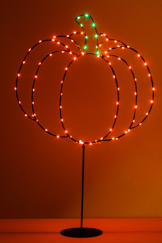 Verlichte decoratie pompoen