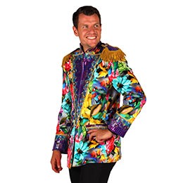 Herenjas Flower Star mix van kleuren