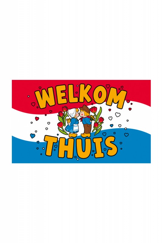 Vlag XXL  Welkom thuis