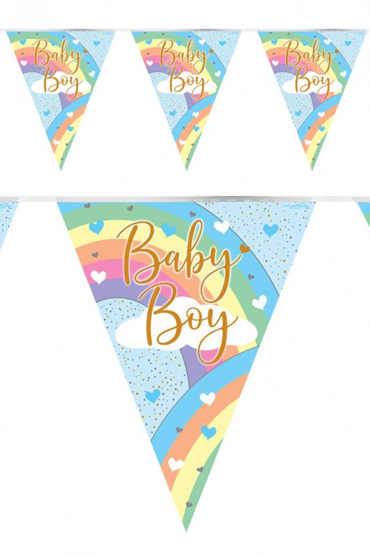 Vlaggenlijn rainbow baby boy 3.9
