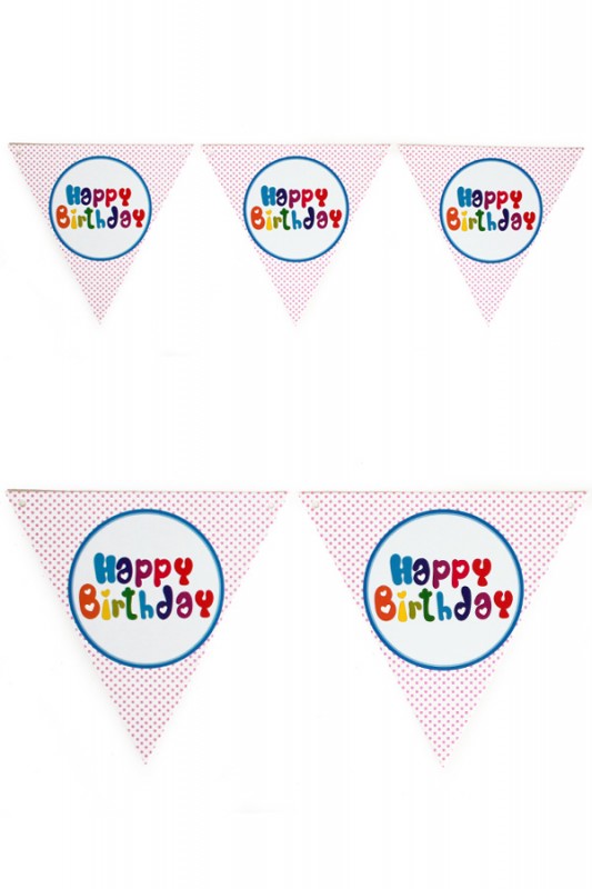 Vlaggenlijn Happy Birthday