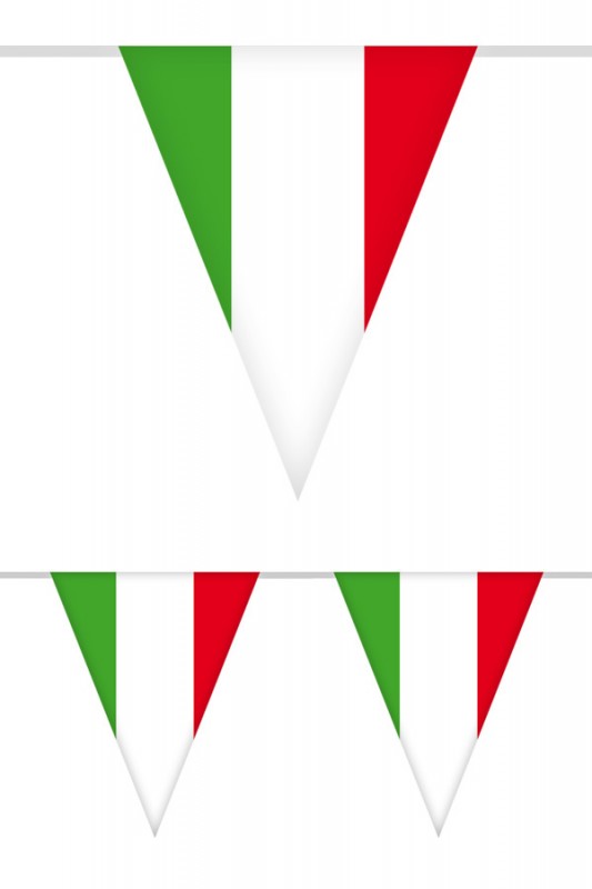 Vlaggenlijn Italie 10 meter