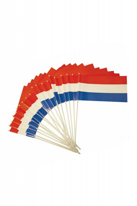 Zwaaivlag rood, wit, blauw 20x30cm