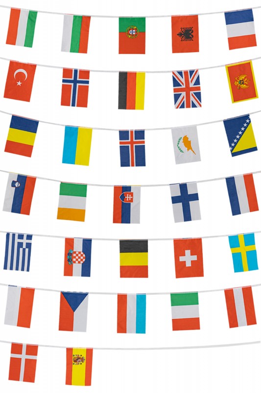 Vlaggenlijn Internationaal 9 mtr