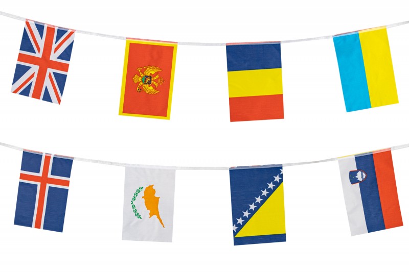 Vlaggenlijn Internationaal 9 mtr