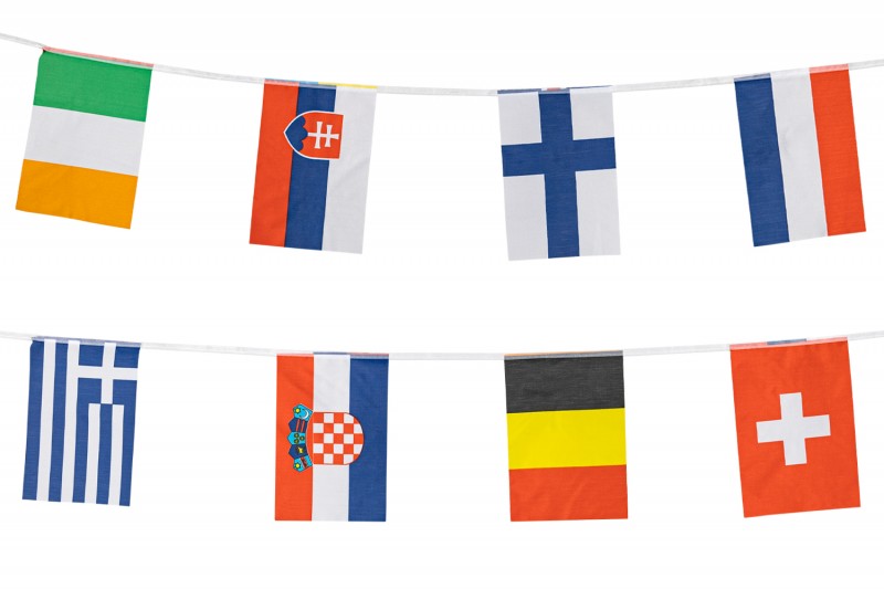 Vlaggenlijn Internationaal 9 mtr