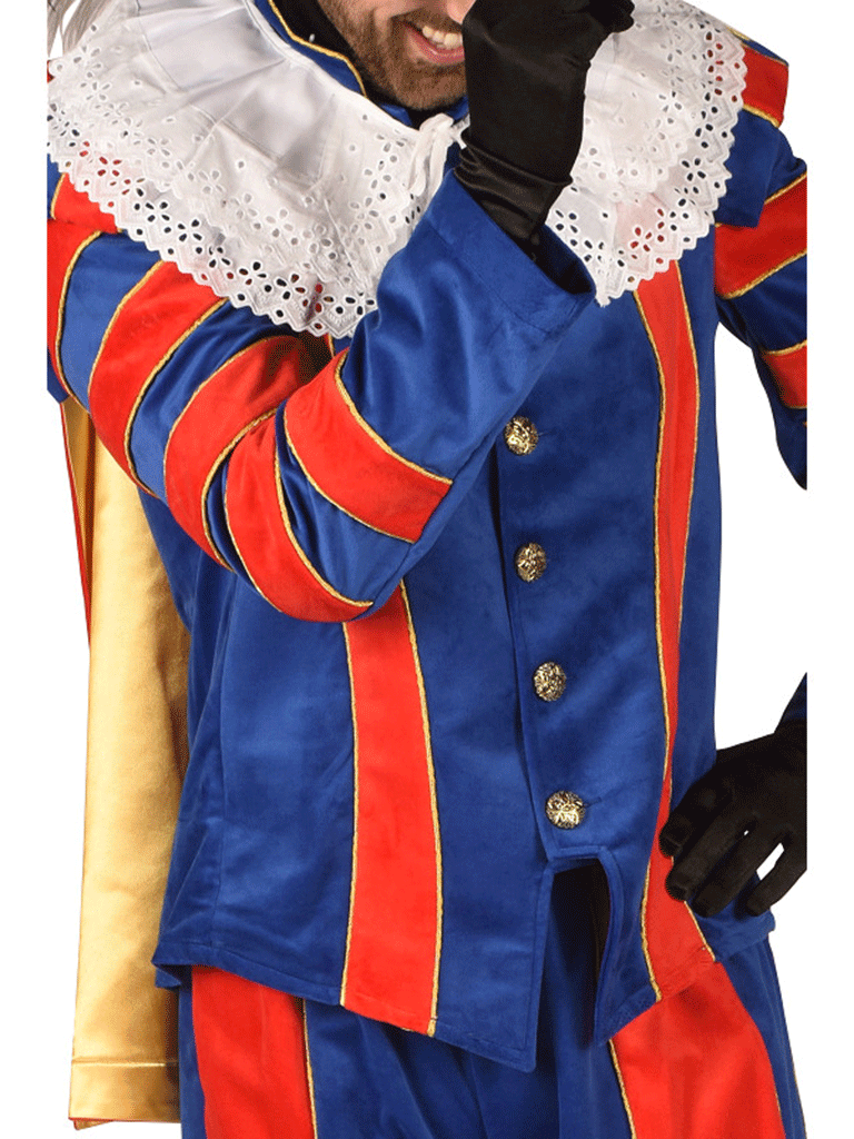 Heren Pietenpak 'luxe Cadiz Oranje/'rood