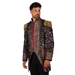 Jas heer Sequin party mix van kleuren