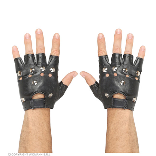 vingeloze handschoen met spijkers